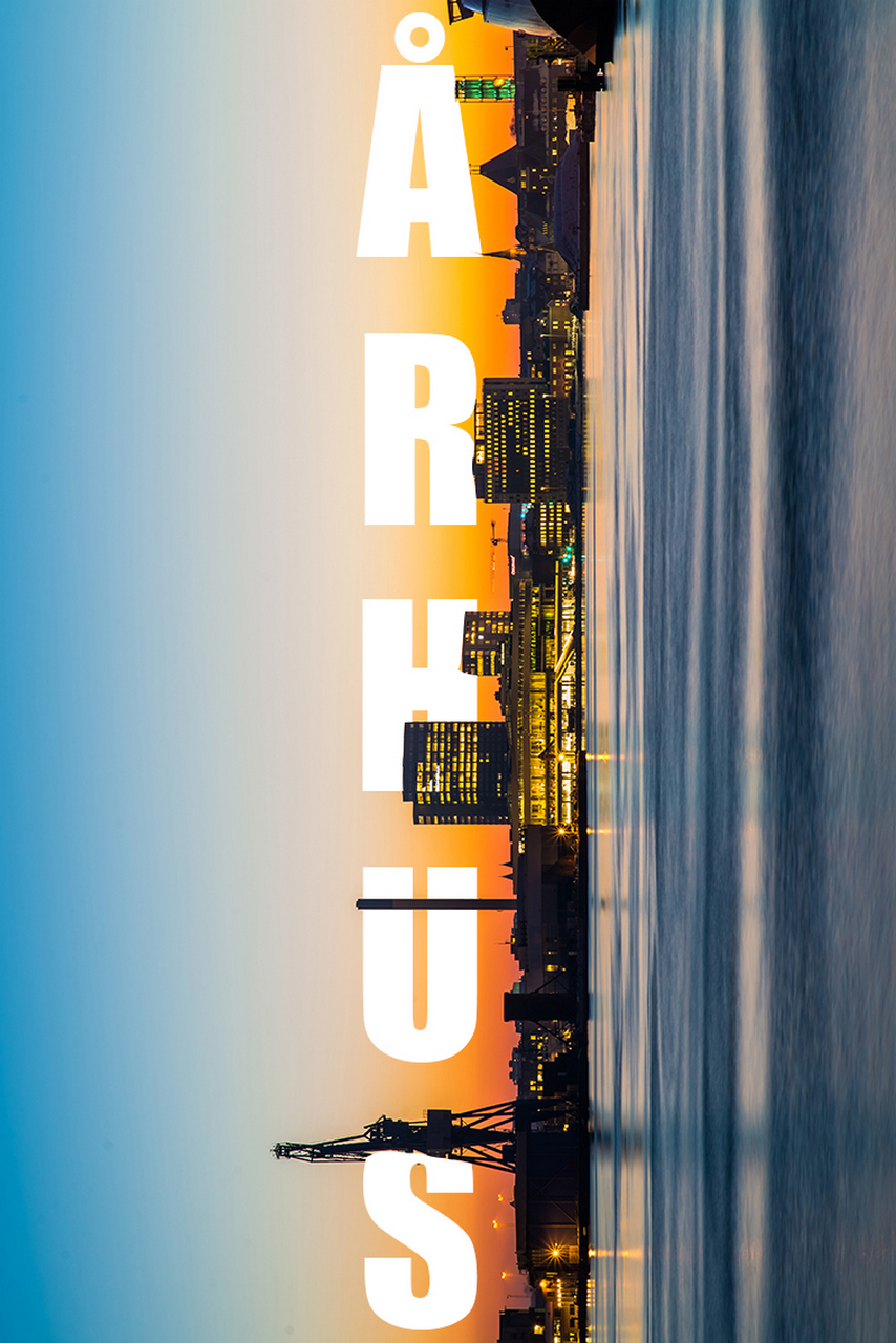 Århus city poster